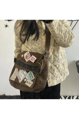 Vintage Y2K Messenger Canvas Women's Bag