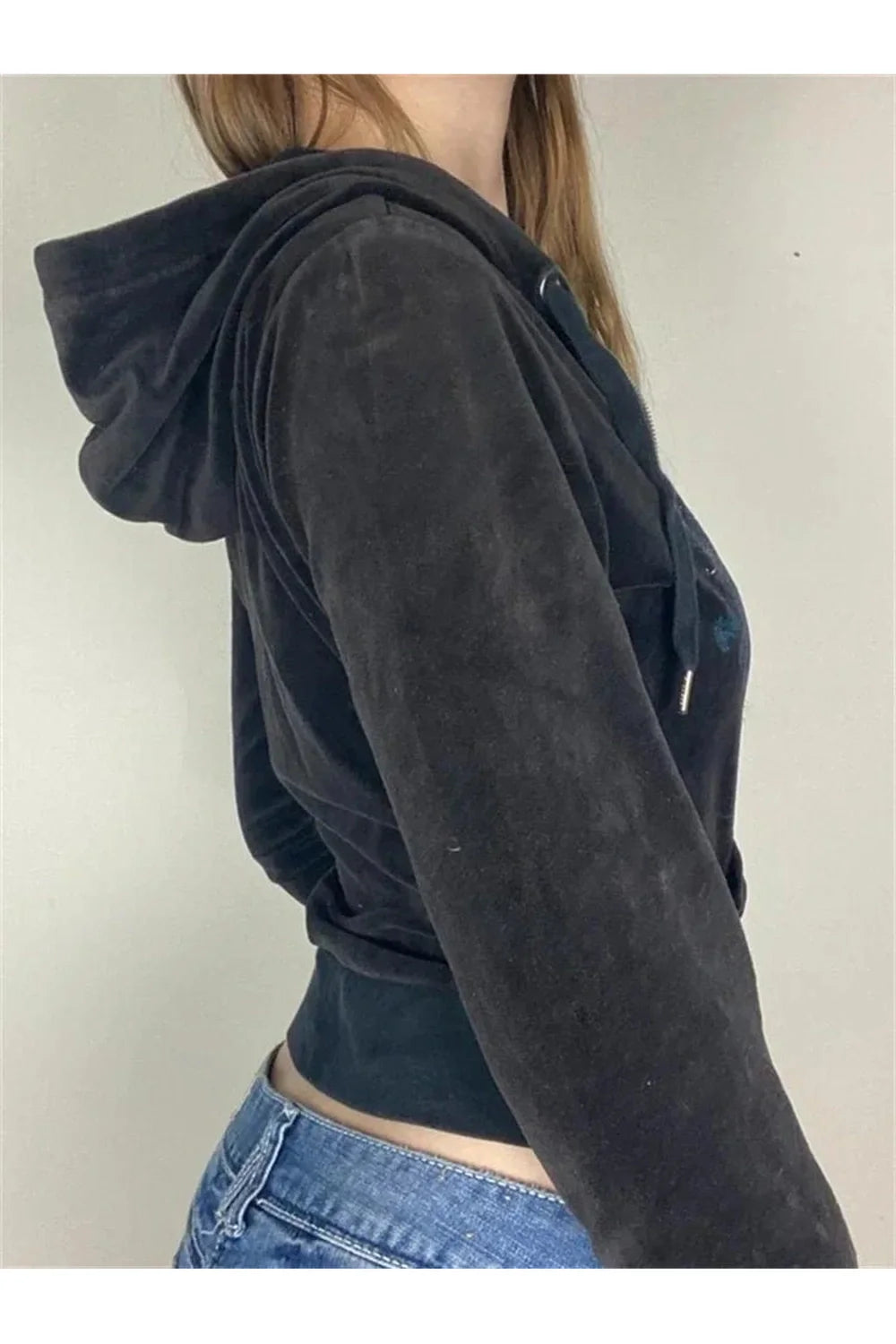 Fall Vintage Y2K Slim Graphic Hoodie
