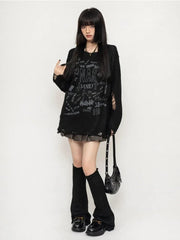 Void Riot Distressed Sweater