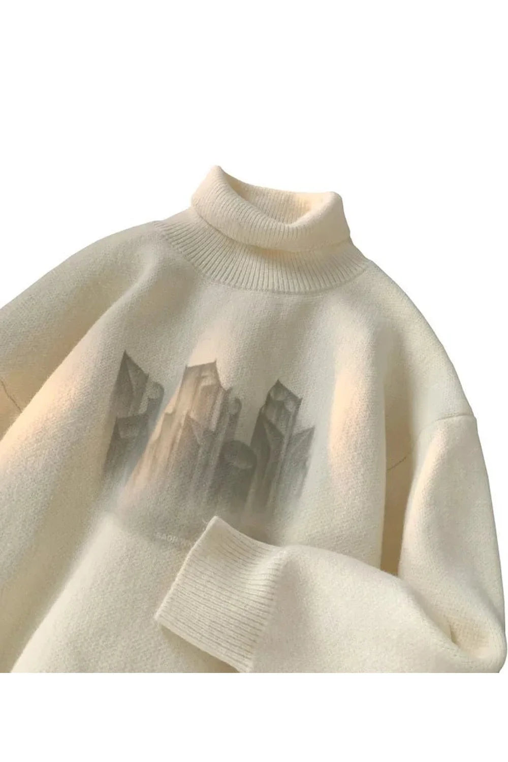 Pull à col roulé chaud pour l'automne