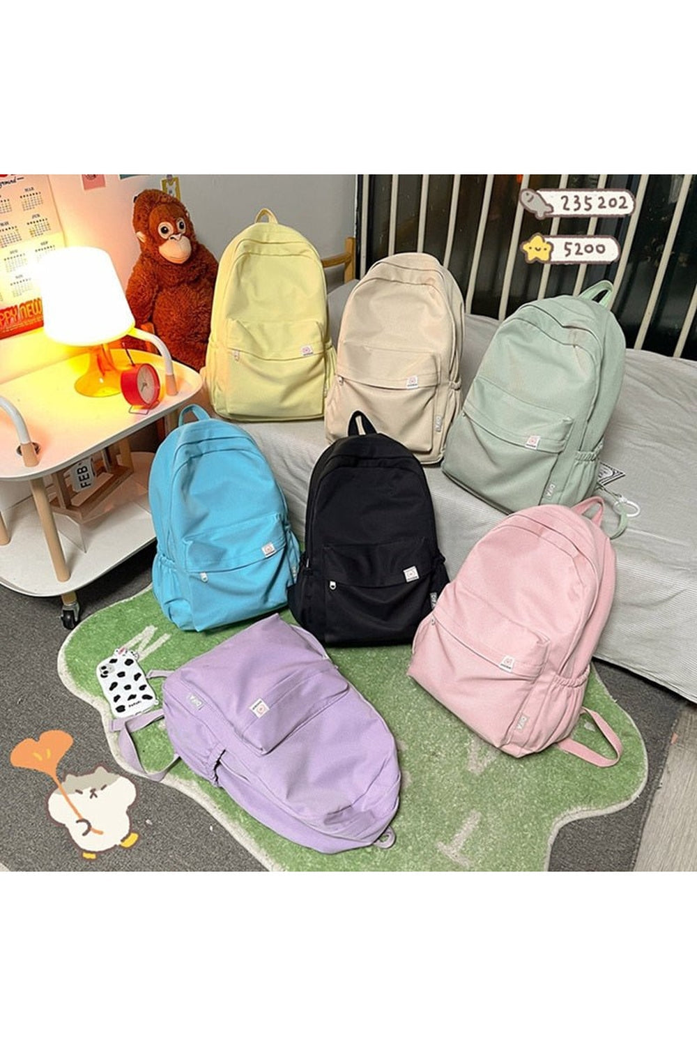 Sac à dos de voyage en nylon imperméable