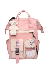 Sac à dos mignon imperméable aux couleurs pastel
