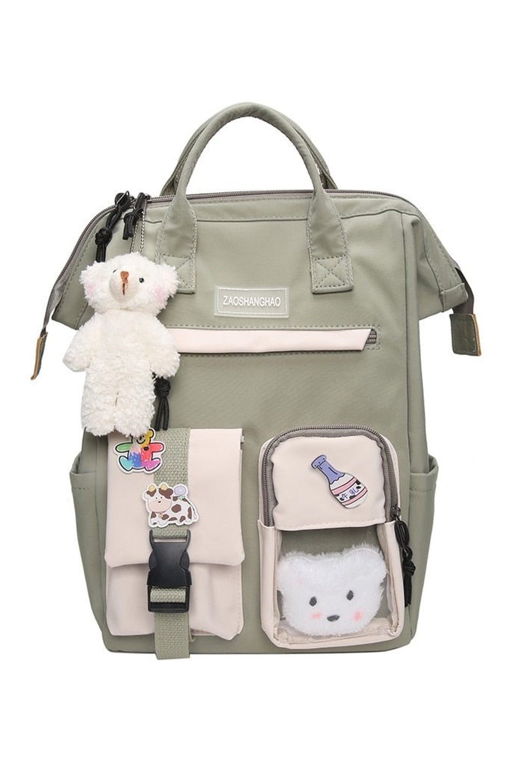 Sac à dos mignon imperméable aux couleurs pastel