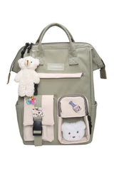Sac à dos mignon imperméable aux couleurs pastel