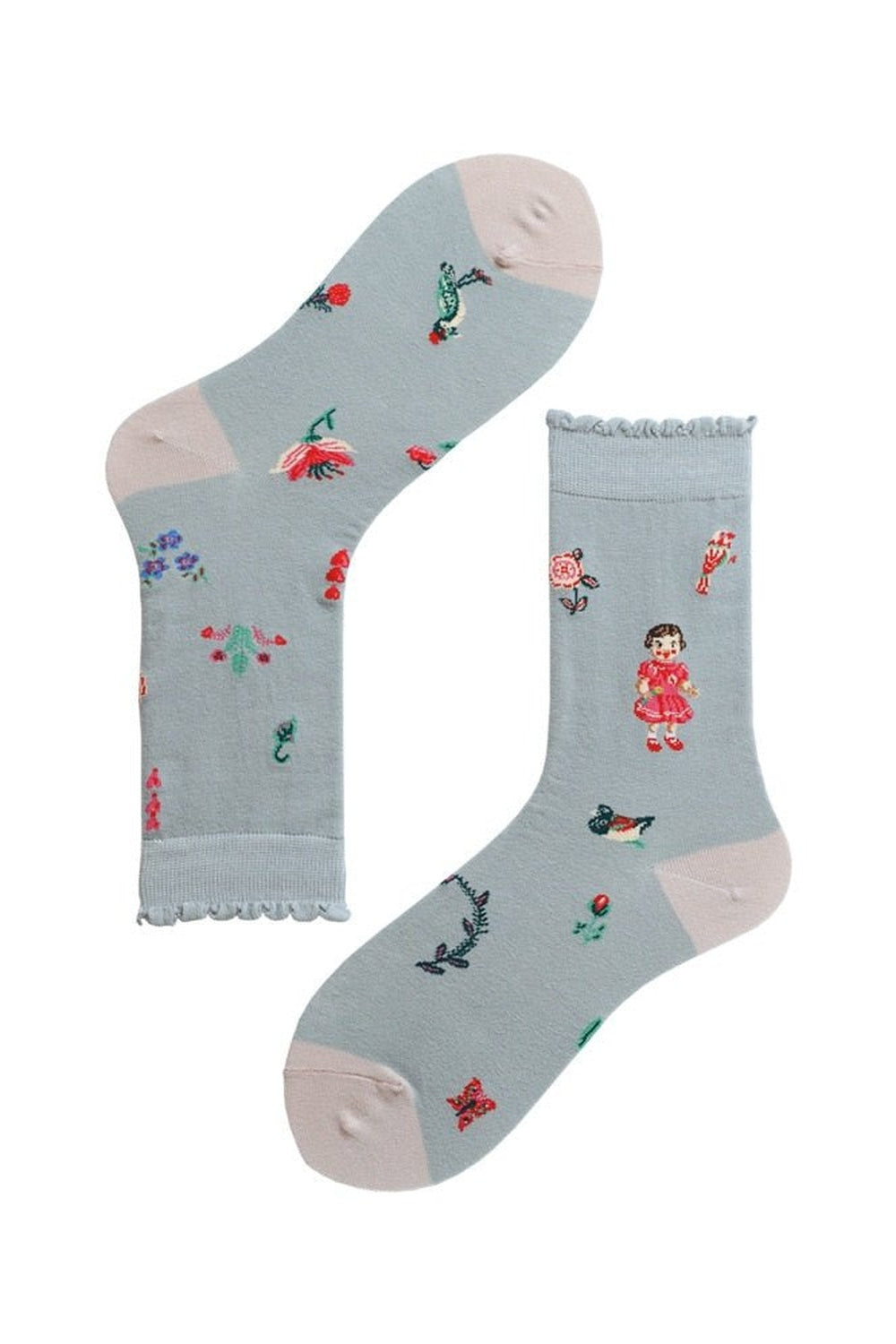 Weirdcore Fairy Tale Socks