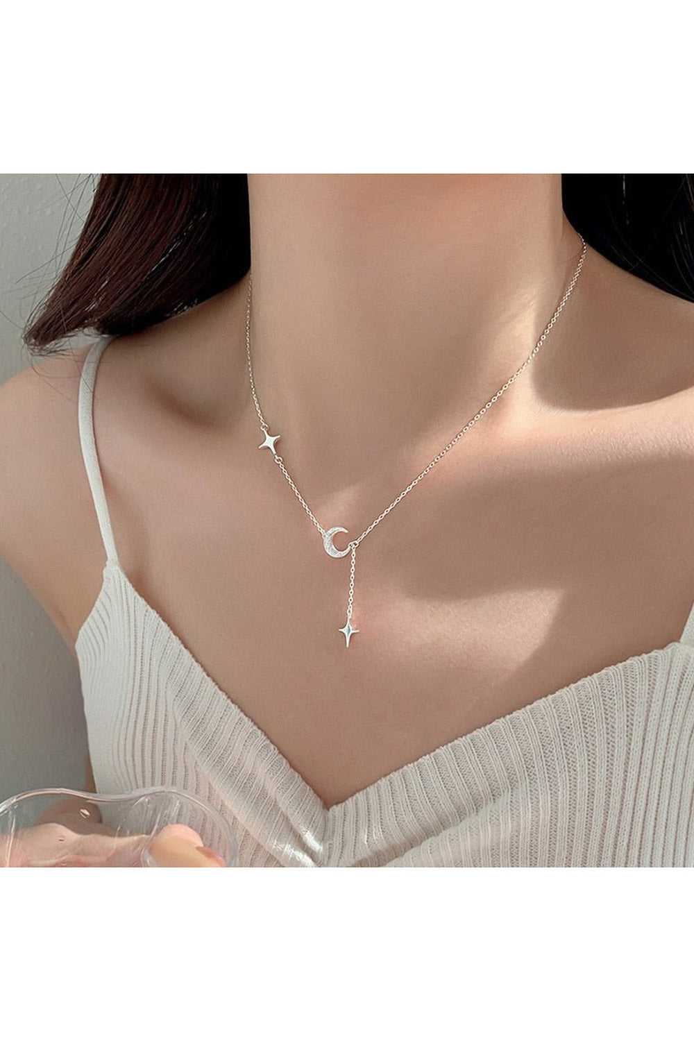 Collier de clavicule étoile à souhaits