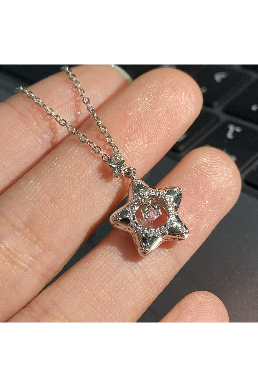 Collier de clavicule étoile à souhaits