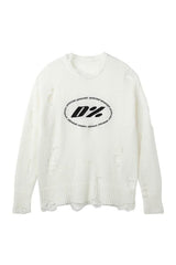 Pull creux esthétique automne Y2K