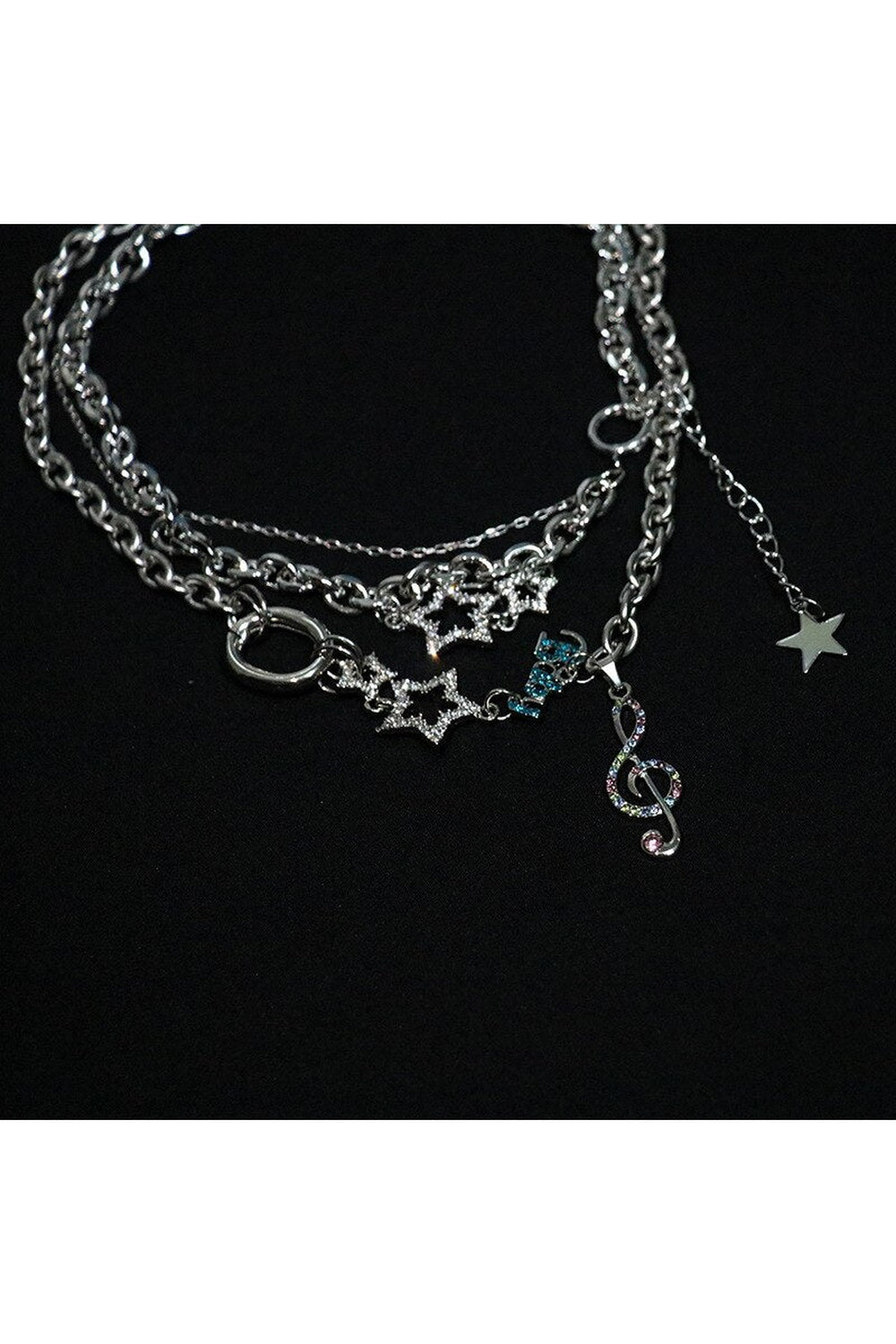 Y2k Aesthetic Shiny Star Necklace