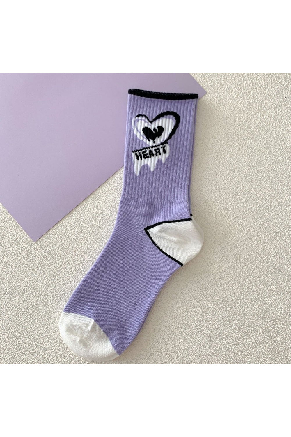 Chaussettes tube rayées esthétiques Y2K
