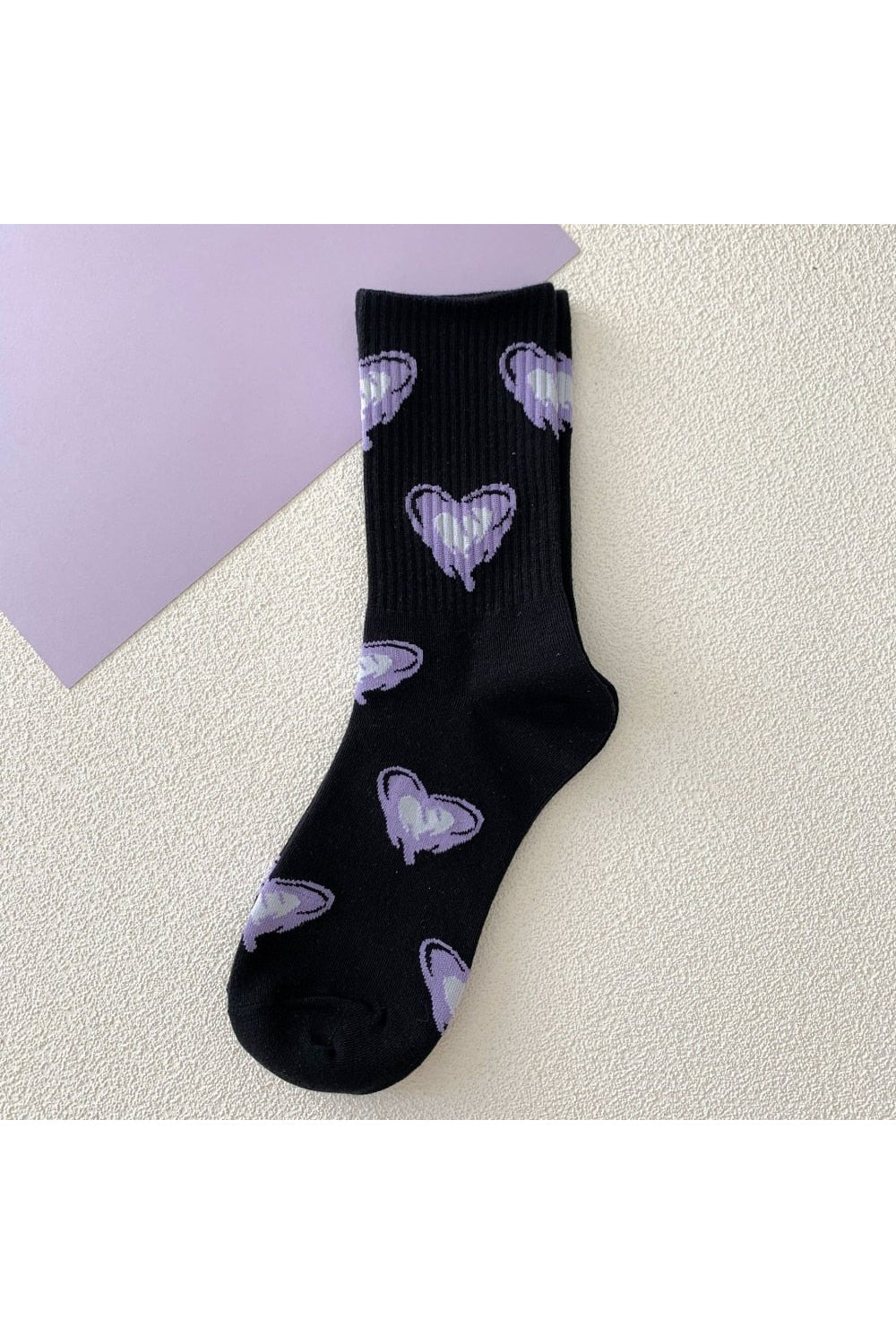 Chaussettes tube rayées esthétiques Y2K