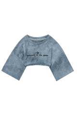 Y2k Aesthetic Tie Dye Crop Sweatshirt