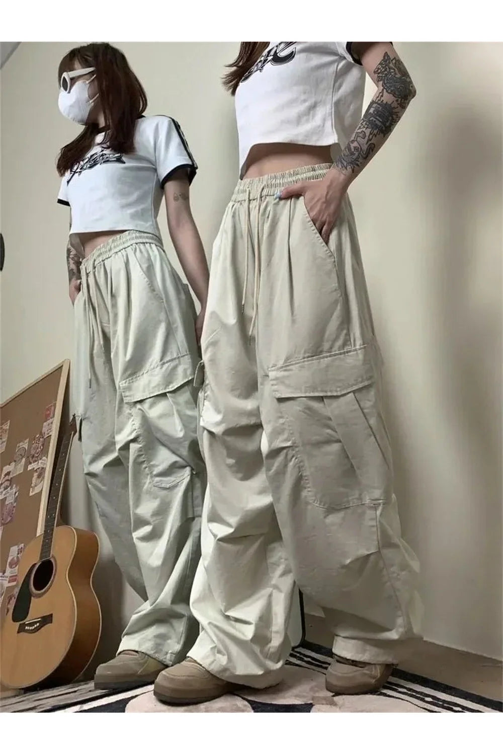 Y2K Baggy Cargo Women's Pants