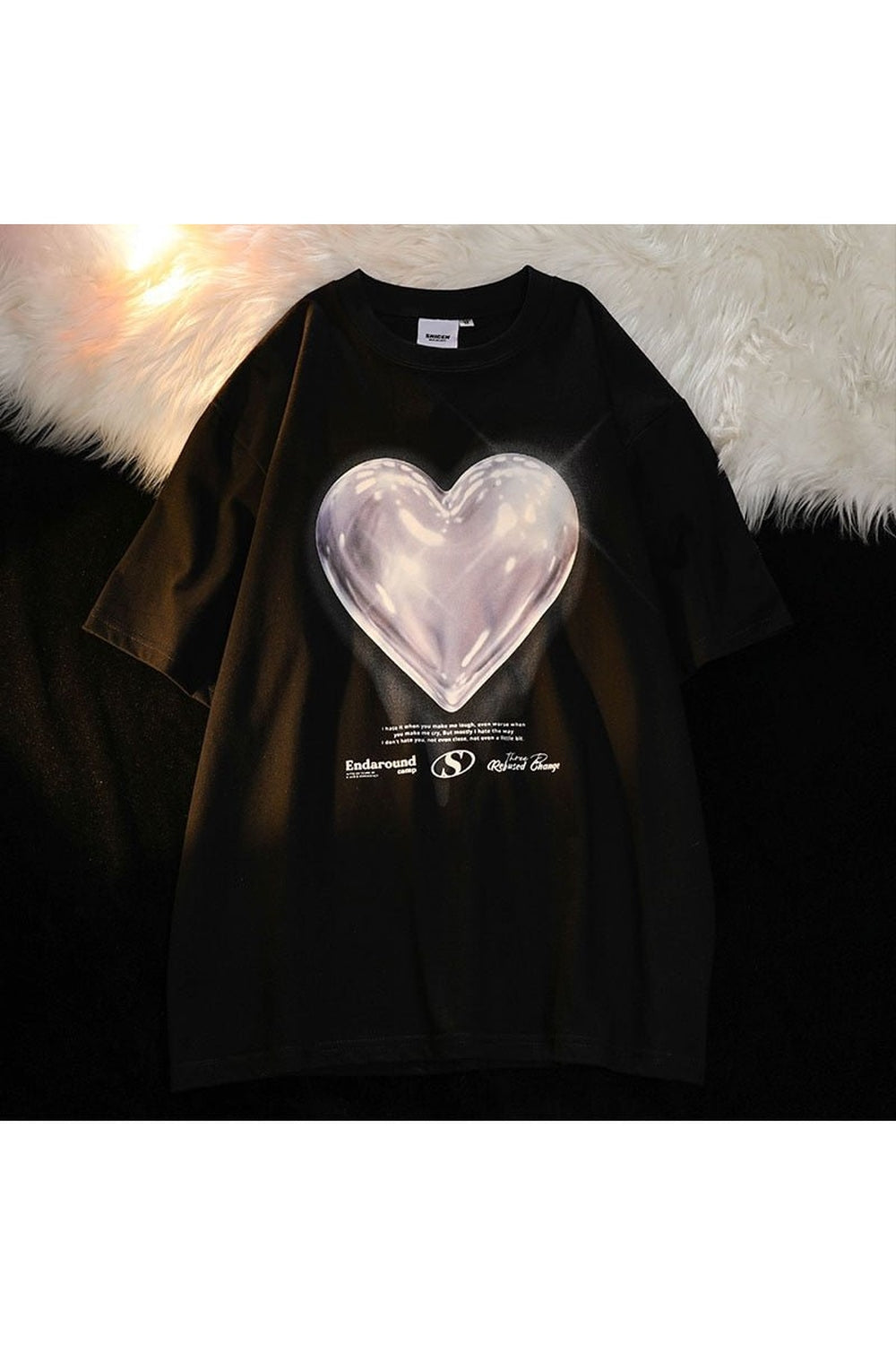 Y2k Bright Heart T-shirt