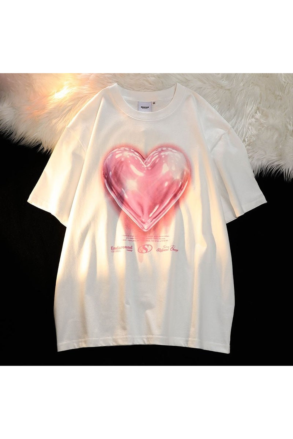 Y2k Bright Heart T-shirt