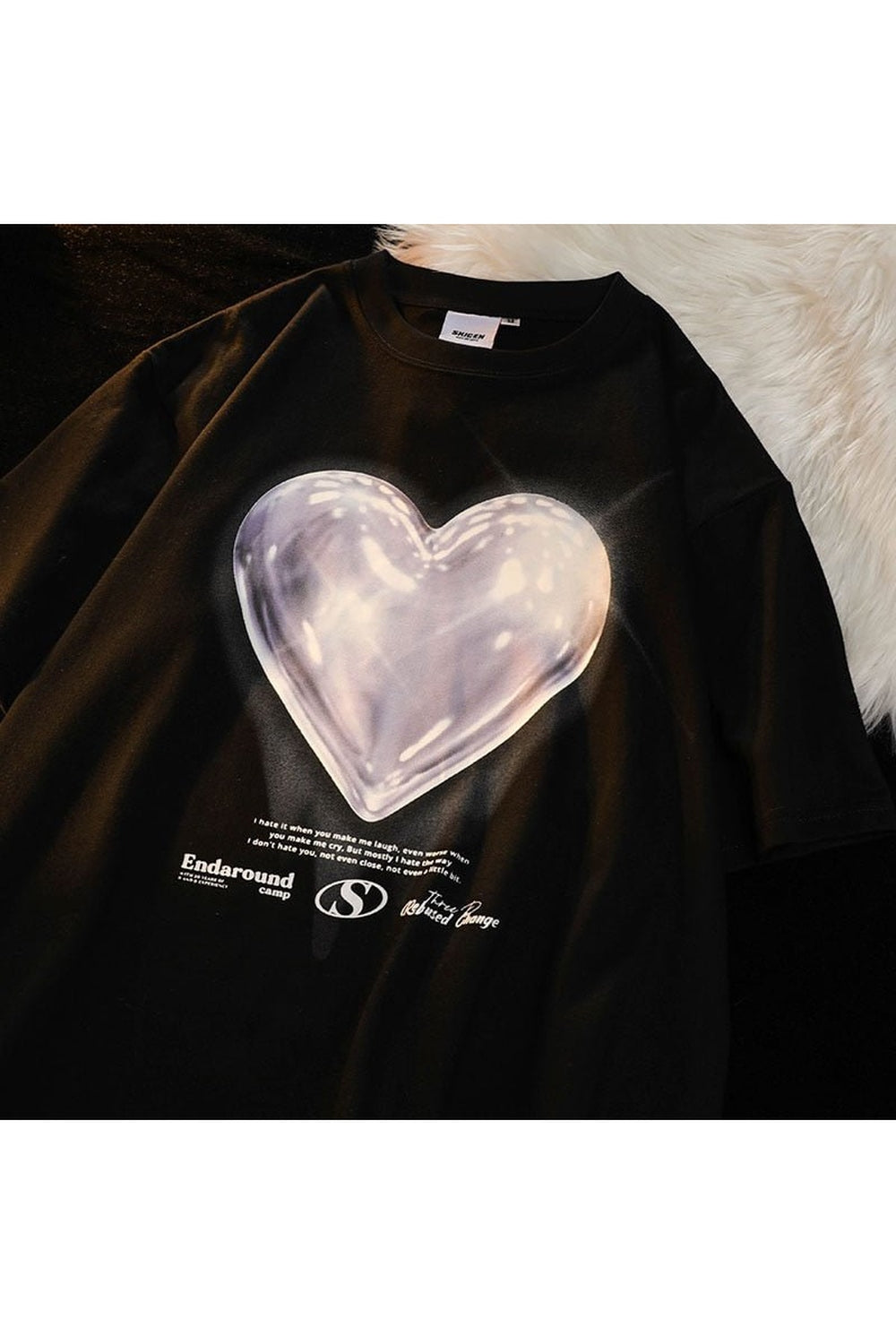 Y2k Bright Heart T-shirt