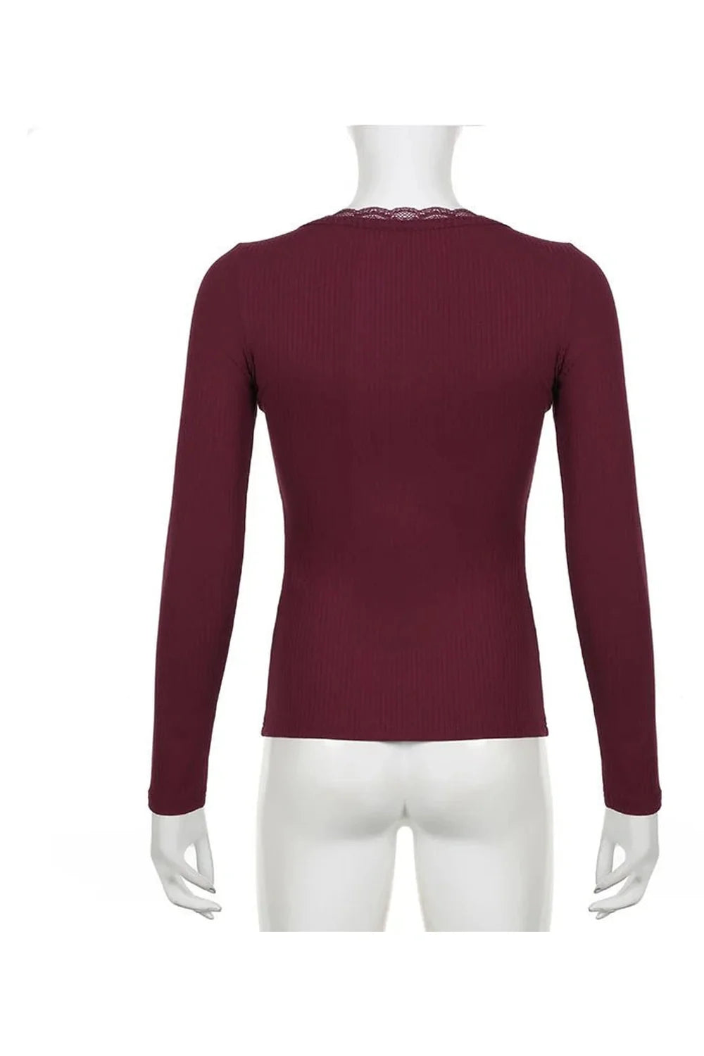 Y2K Button-Up Knit Top
