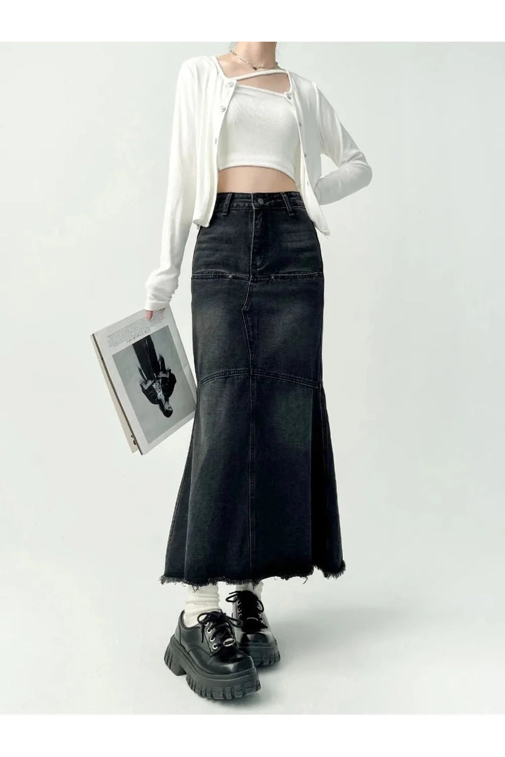 Y2k Denim Mädchenrock
