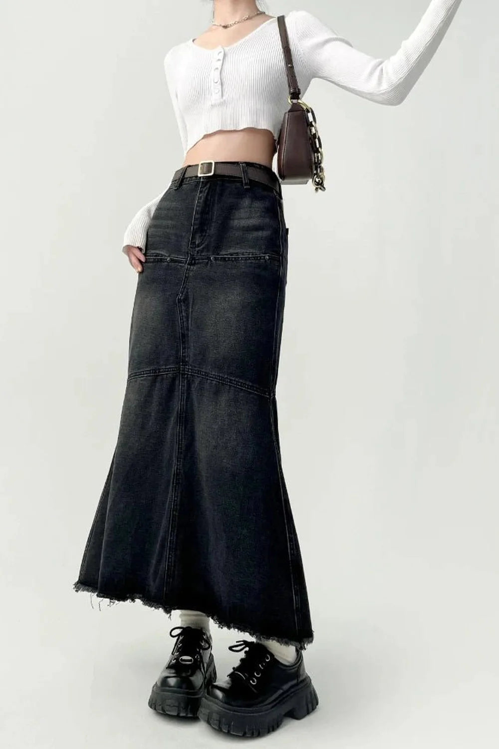 Y2k Denim Mädchenrock