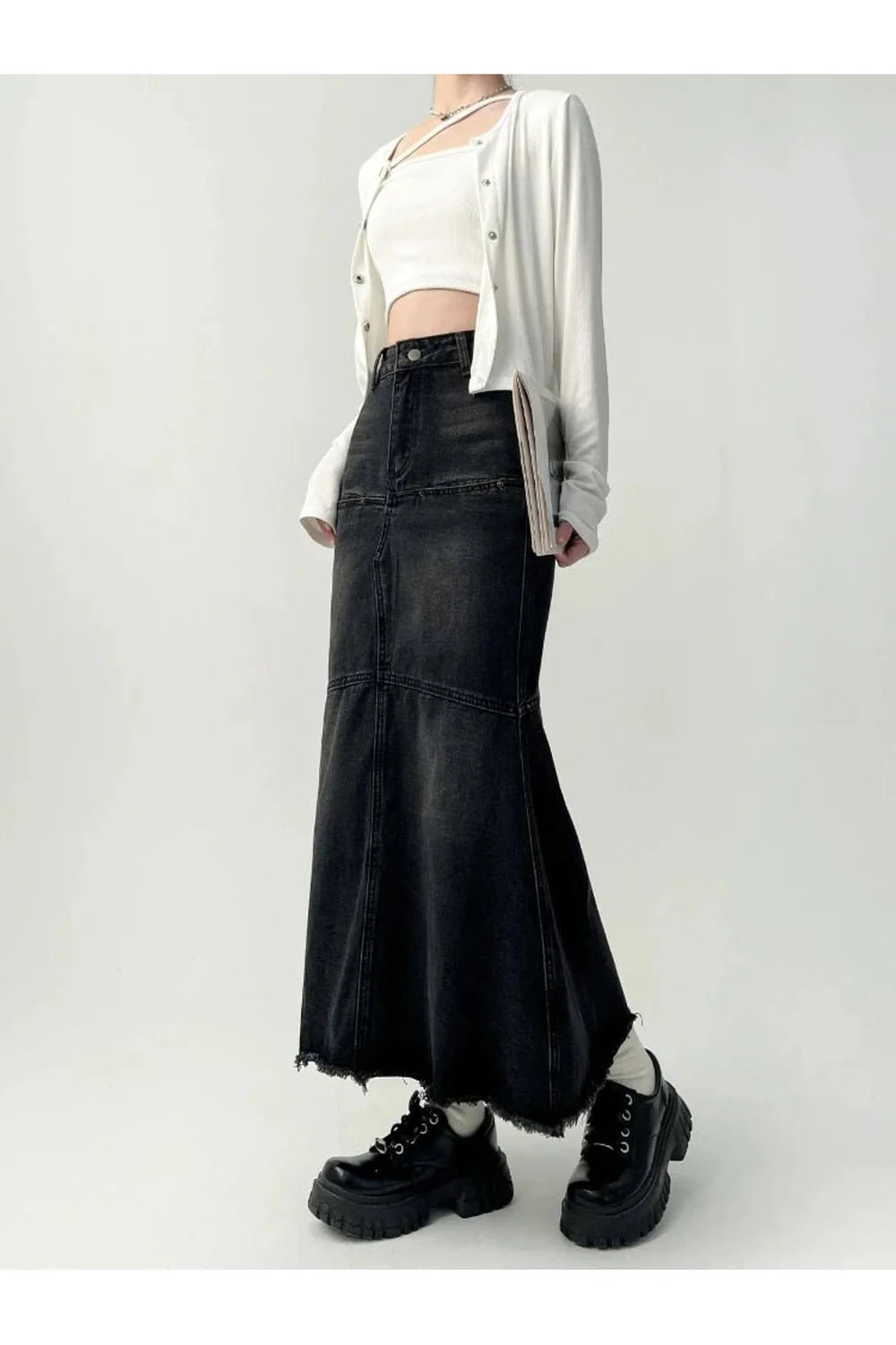 Y2k Denim Mädchenrock