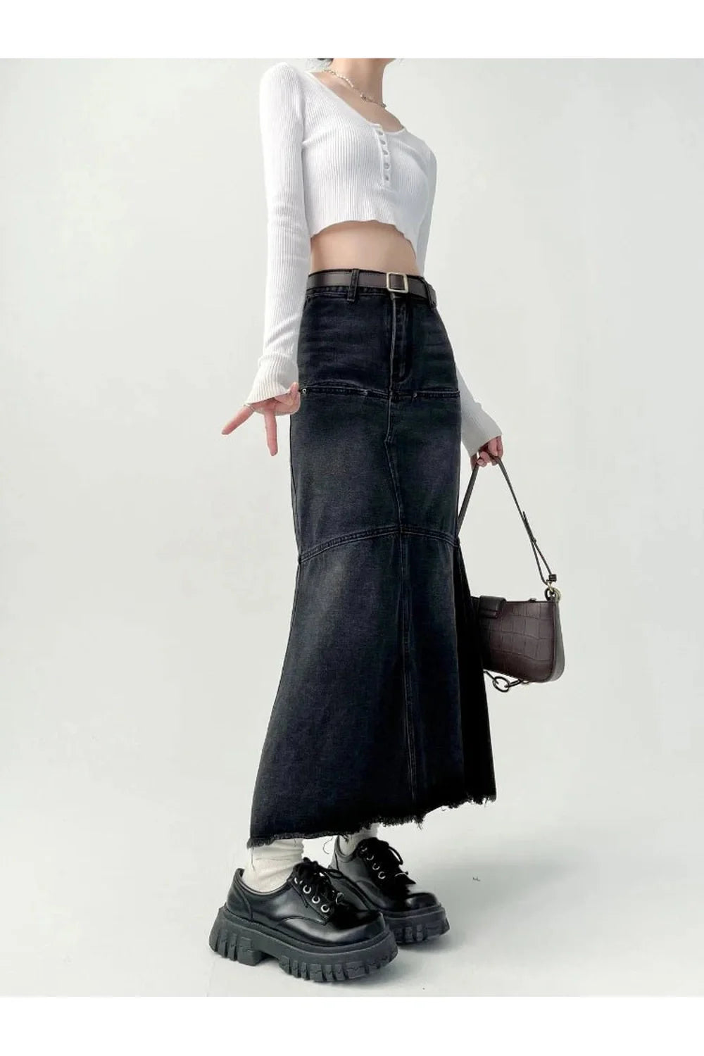 Y2k Denim Mädchenrock