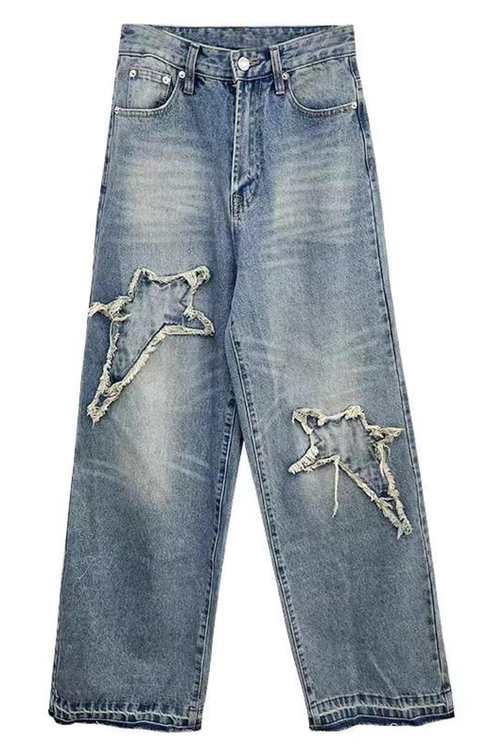 Y2k Embroidered Denim Pants