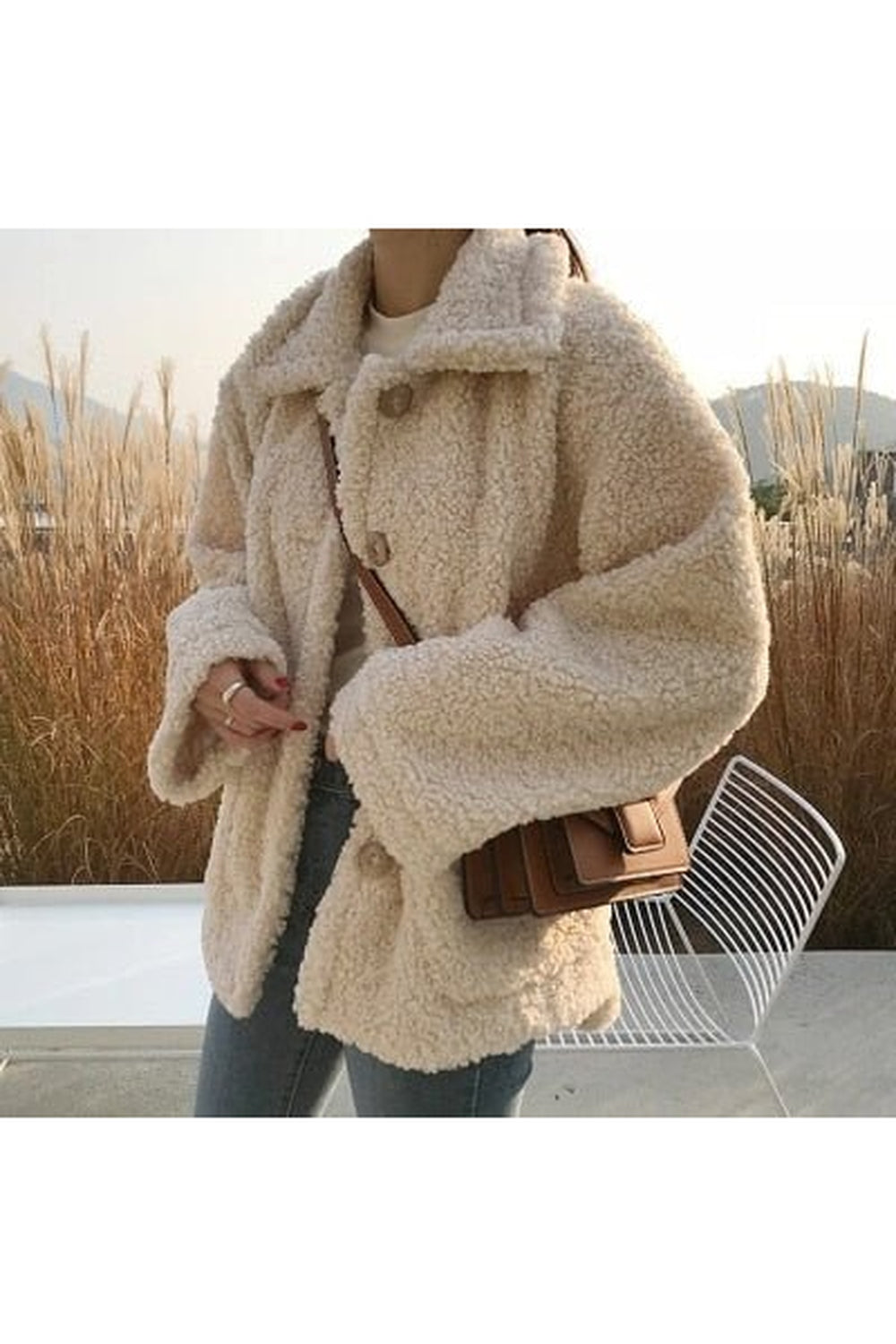 Fall Soft Shearling Winter Jacket