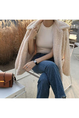 Fall Soft Shearling Winter Jacket