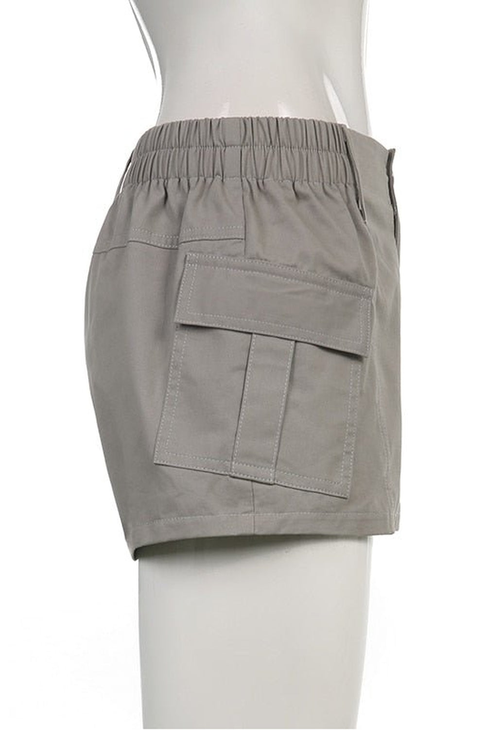 Acubi Grey Cargo Shorts