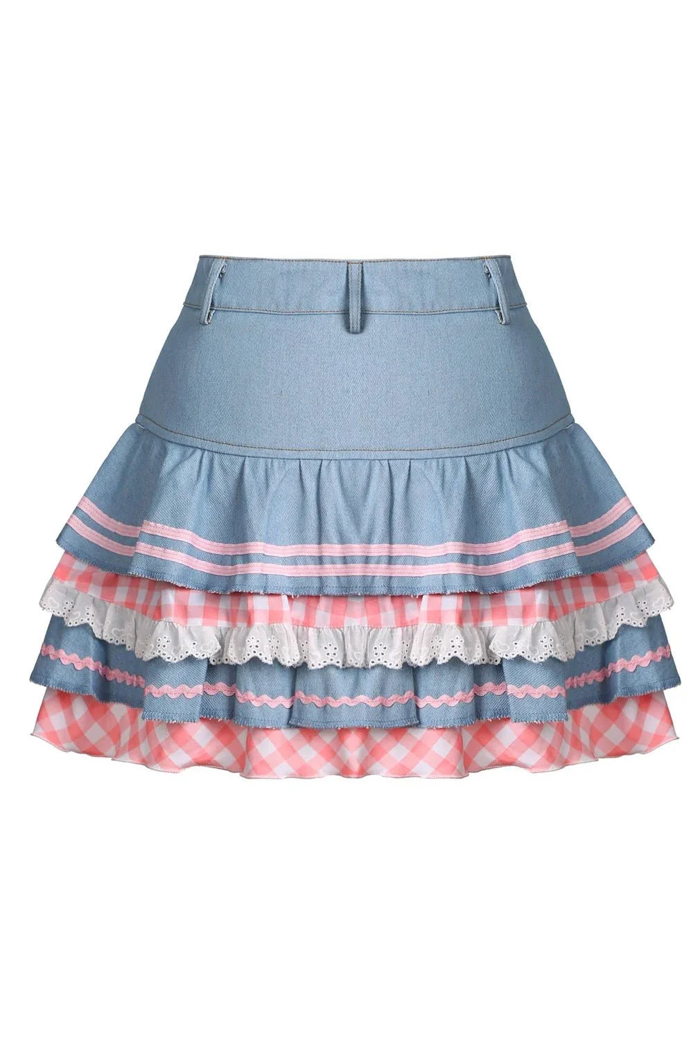 Y2K Kawaii Denim Minirock