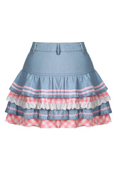 Y2K Kawaii Denim Minirock