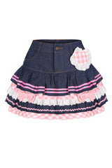 Y2K Kawaii Denim Minirock