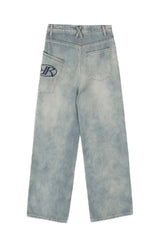 Y2K Loose Fit Logo Jeans