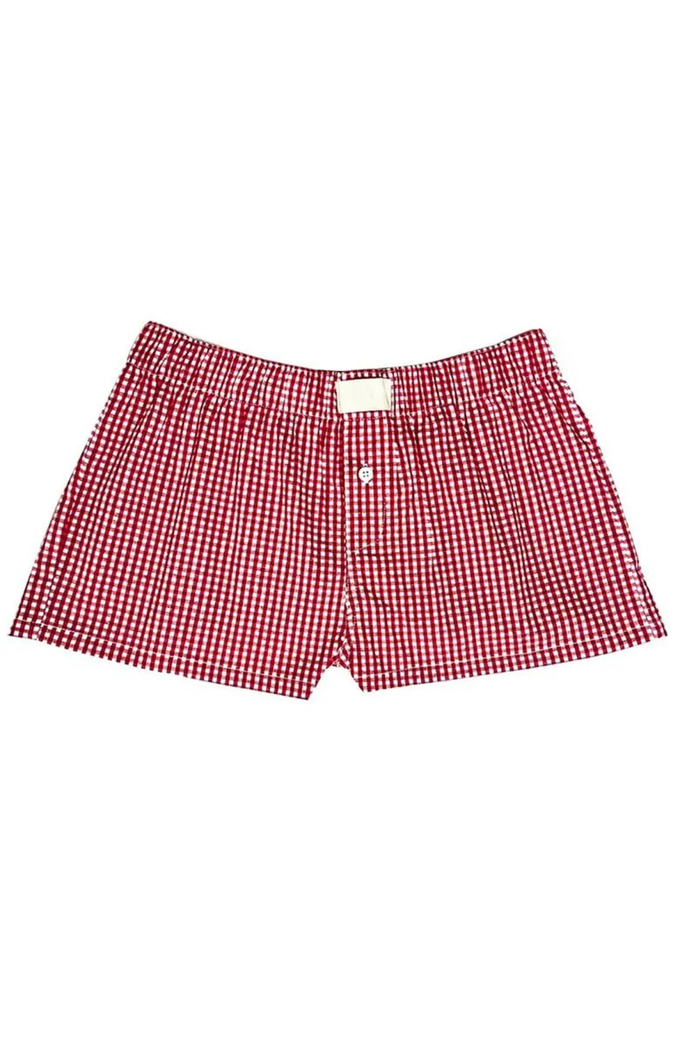 Y2K Plaid Pajama Shorts