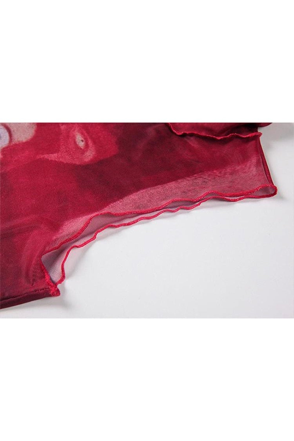 Y2K Red Sleeveless Top