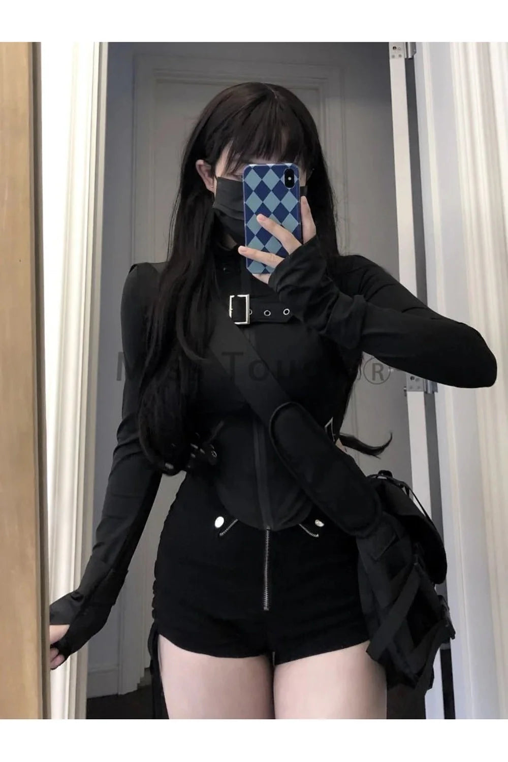 Y2K Sexy Gothic Zweiteiler