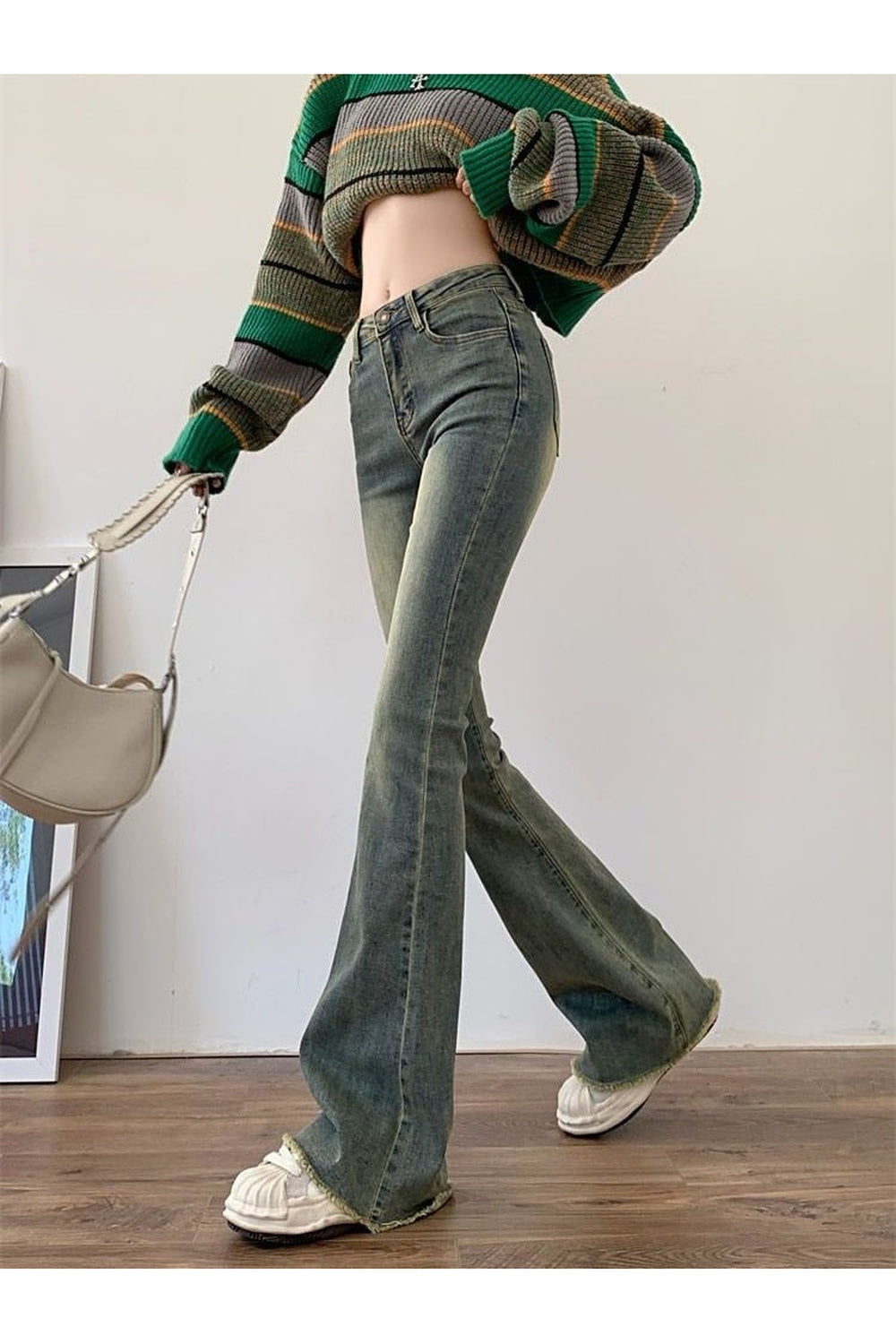 Y2K Skinny Flare Jeans