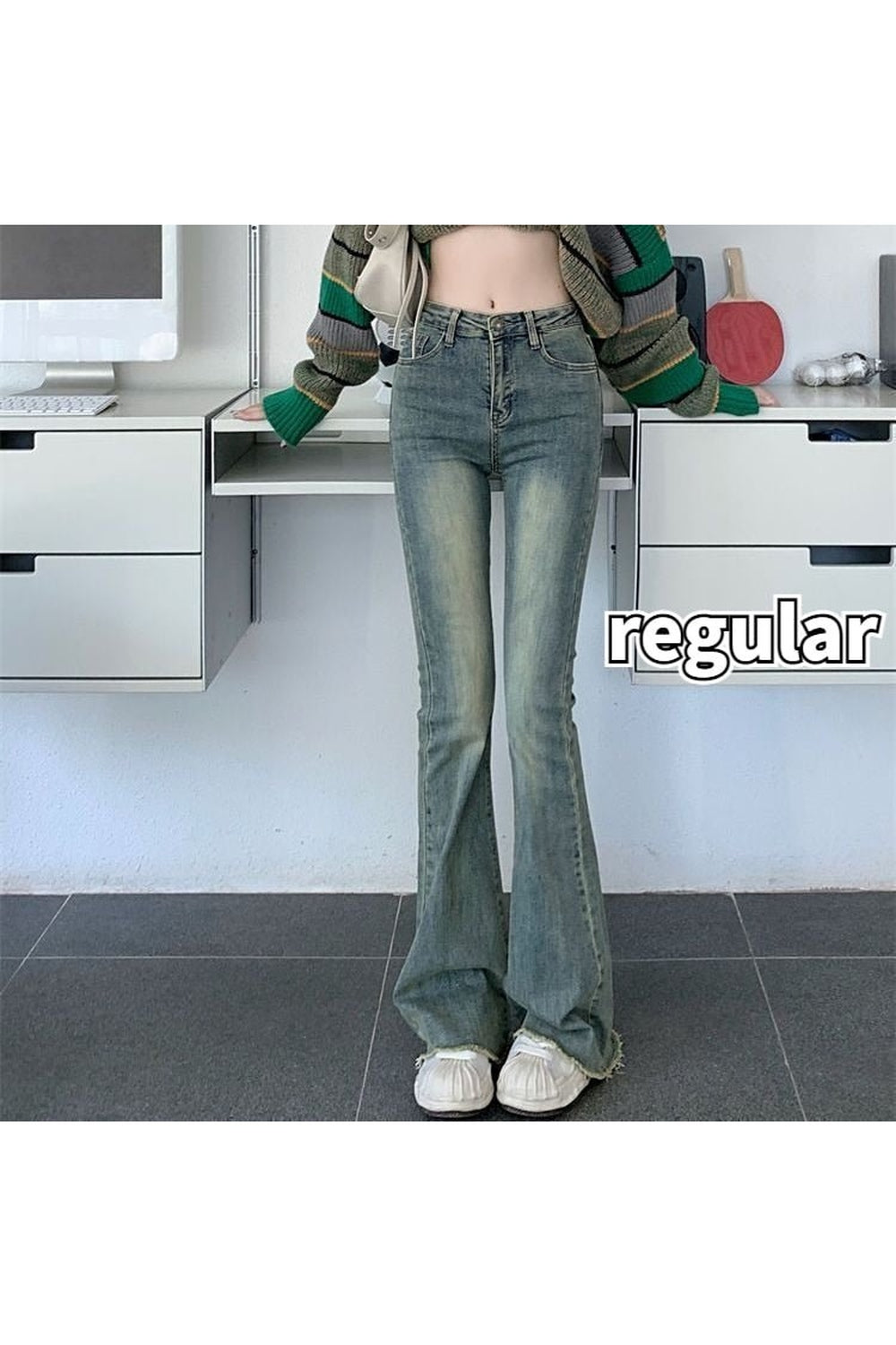 Y2K Skinny Flare Jeans