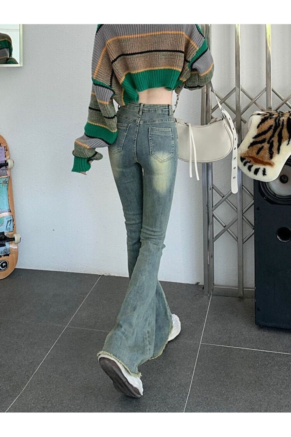 Y2K Skinny Flare Jeans