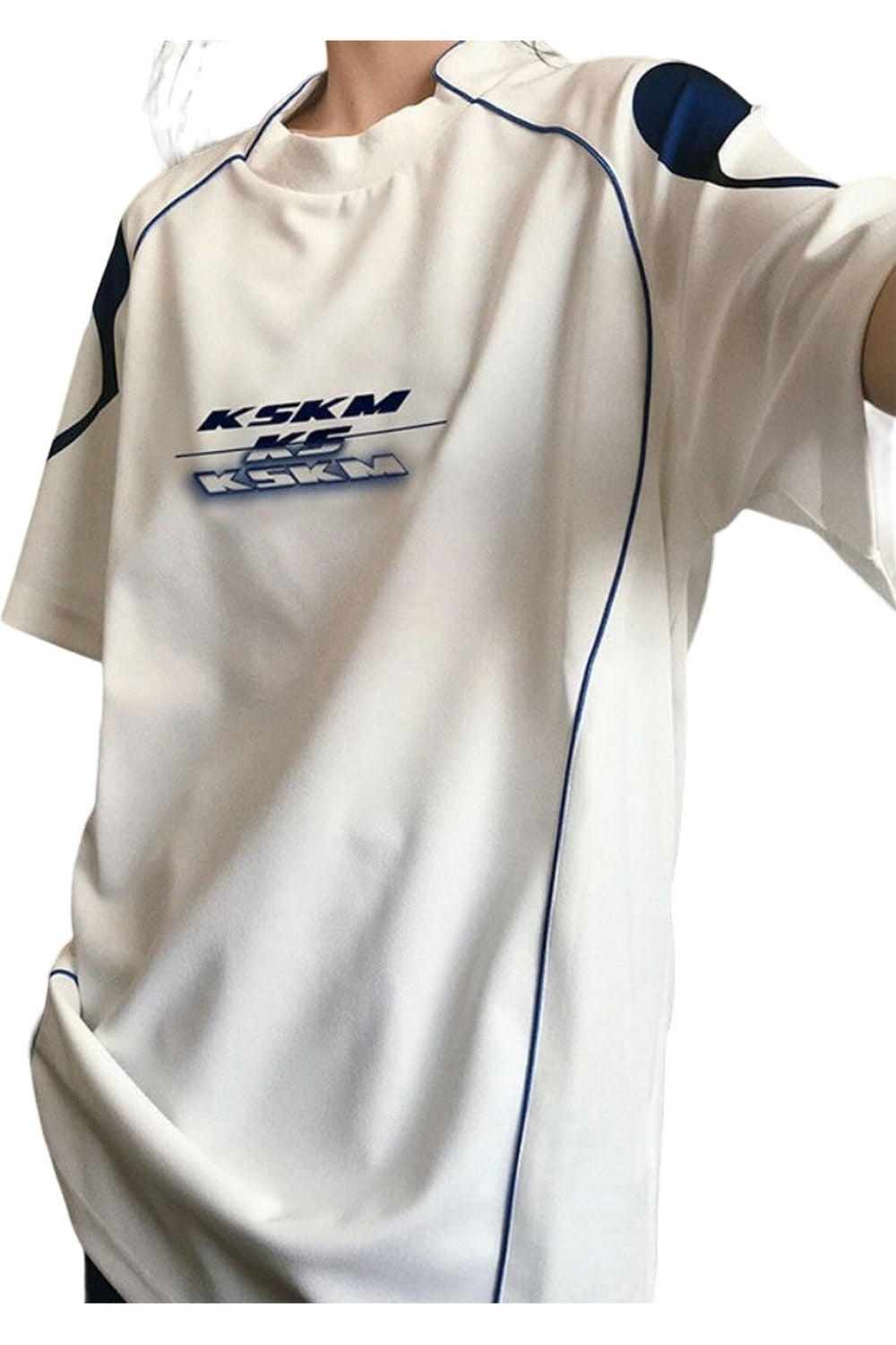T-shirt surdimensionné style streetwear Y2K