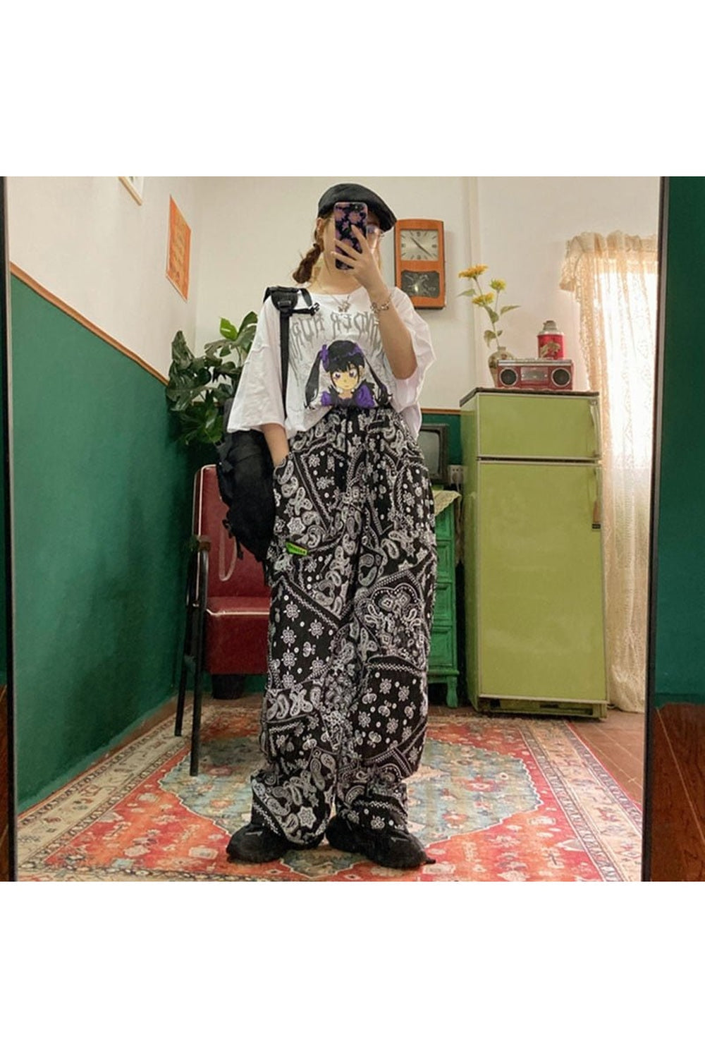 Y2k Teens Oversized Pants