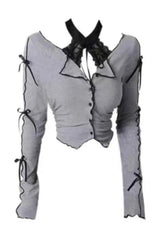 Y2k Top + Rock Zweiteiliges Set