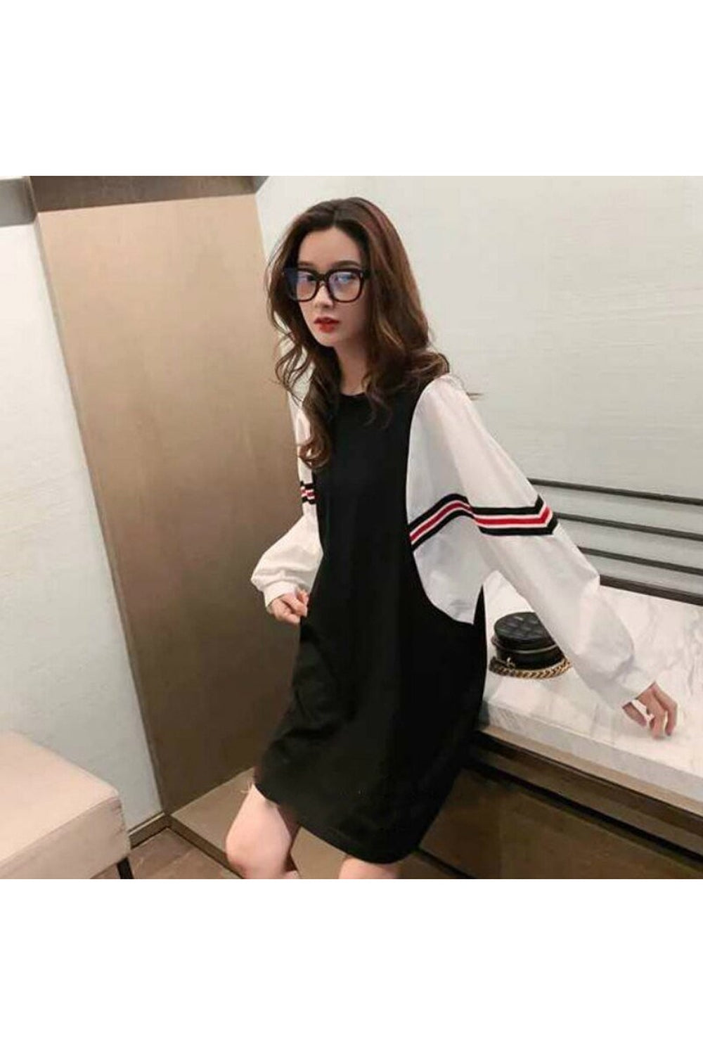 Y2k Two Pieces Long Sleeve Dress