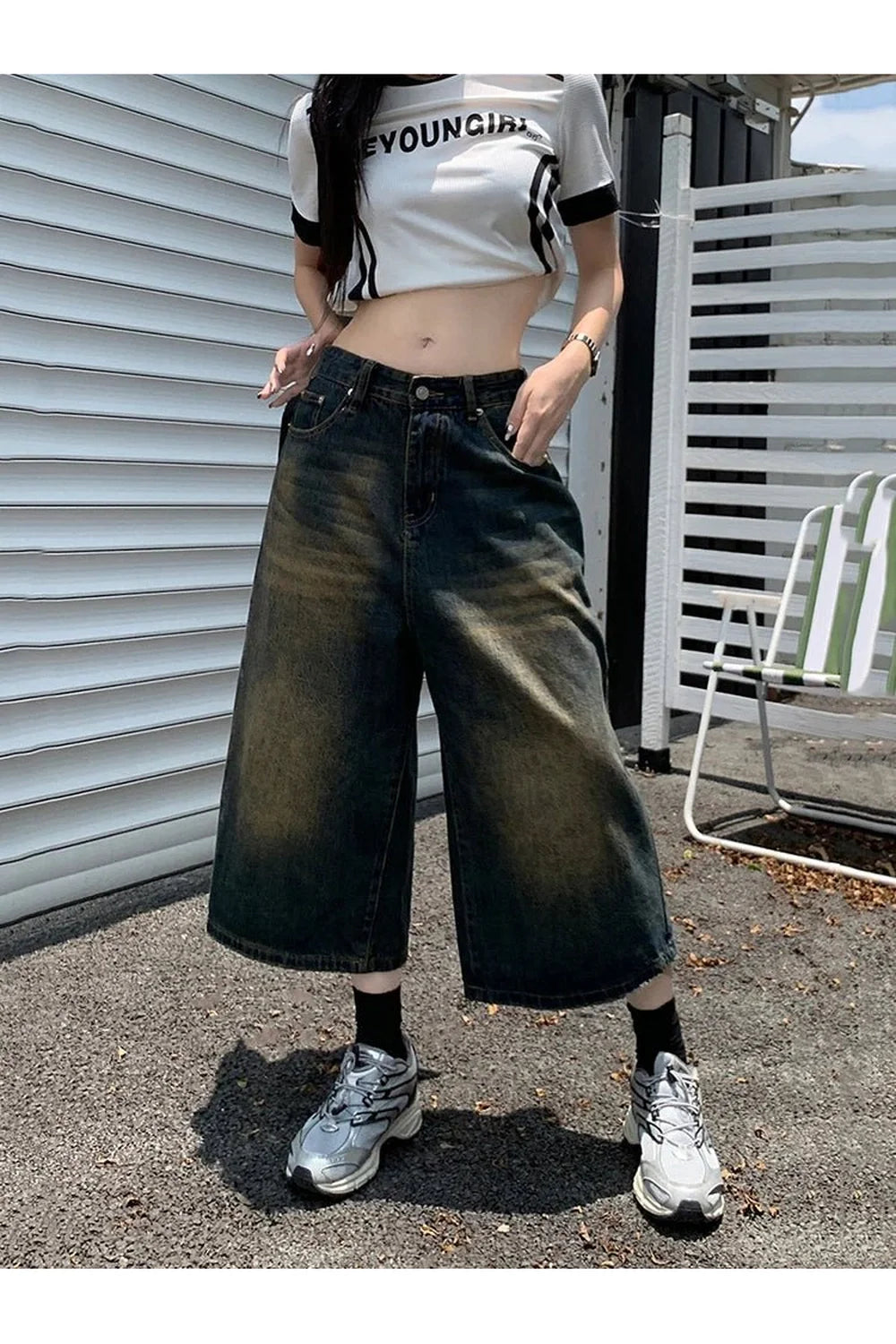 Y2K Wide Leg Shorts