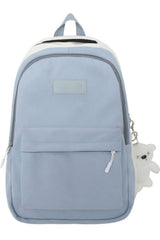 Gelber Schulrucksack für die Reise