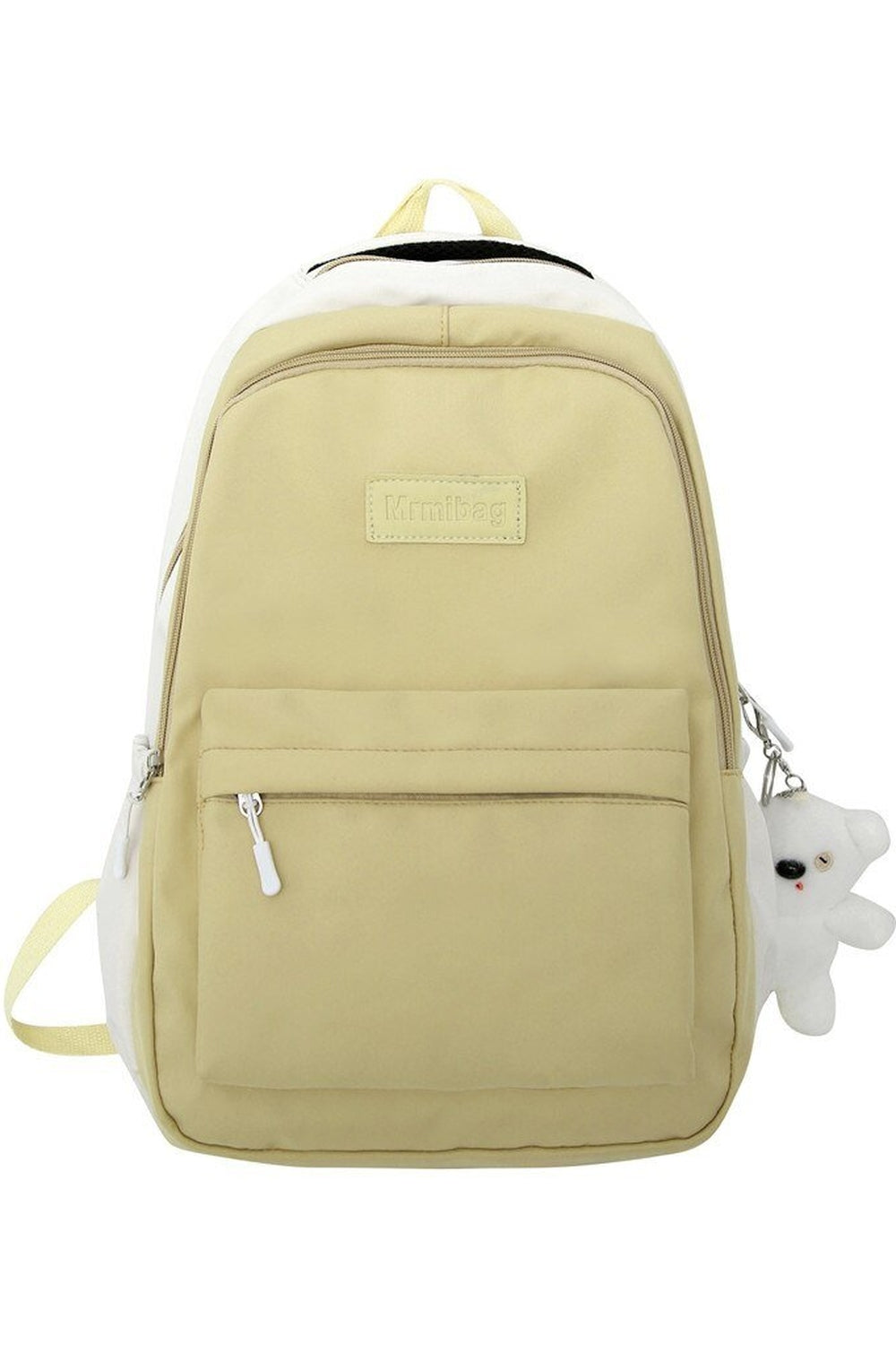 Gelber Schulrucksack für die Reise
