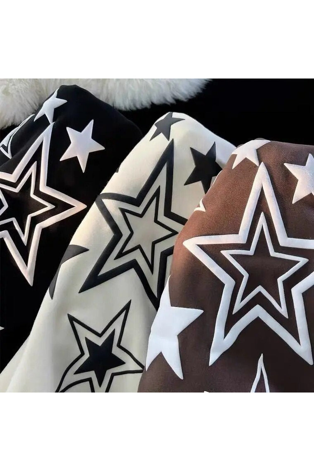 Fall Zip-up Star Hoodie Jacket