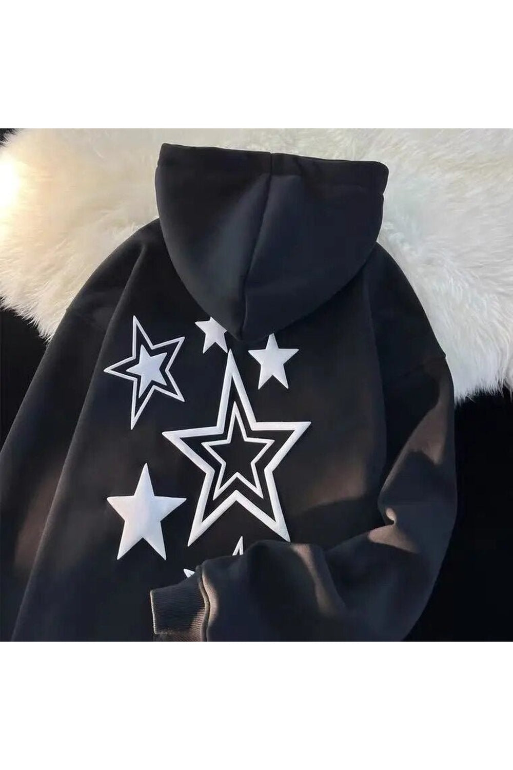 Fall Zip-up Star Hoodie Jacket